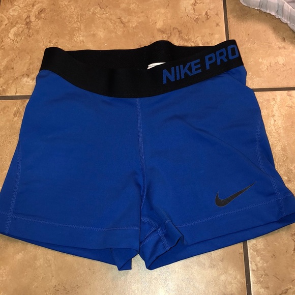 Nike Pants - Blue nike pro shorts